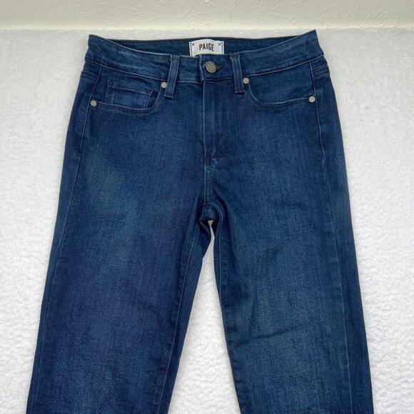 Paige | Blue Manhattan Jean In Georgie Size 27 LONG - Picture 3 of 15